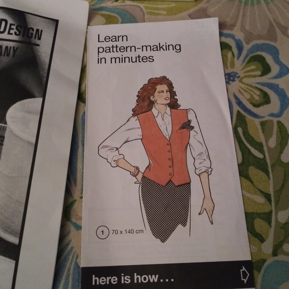 2370 Vintage, VHS Tape Never Opened Instructions Learn Pattern Making In Minutes - Picture 5 of 7